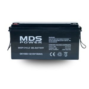 mds power battery 12v 150ah (deep cycle gel battery)